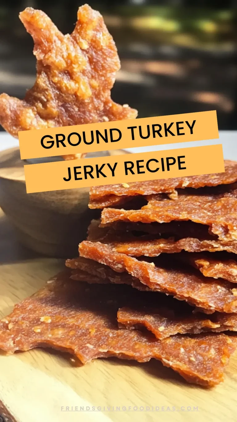 Ground Turkey Jerky Recipe