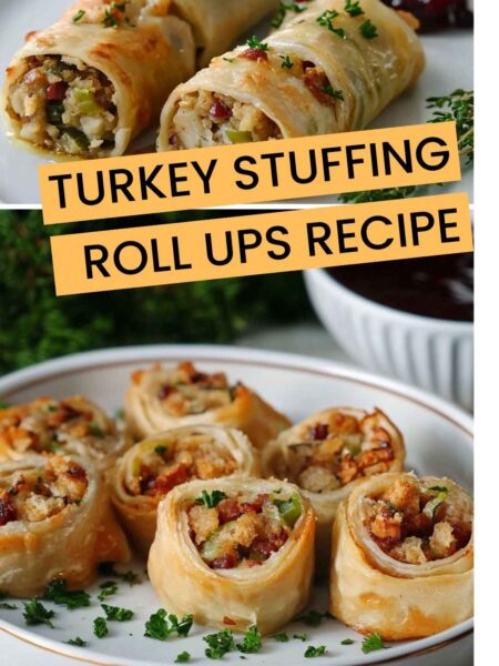 Turkey Stuffing Roll Ups Recipe
