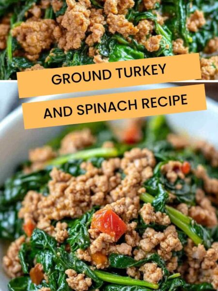 Ground Turkey and Spinach Recipe