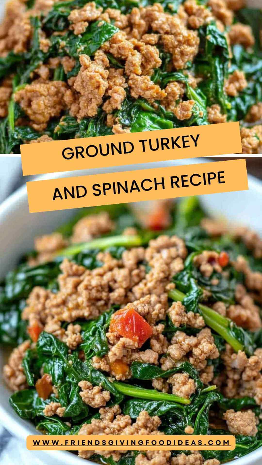 Ground Turkey and Spinach Recipe