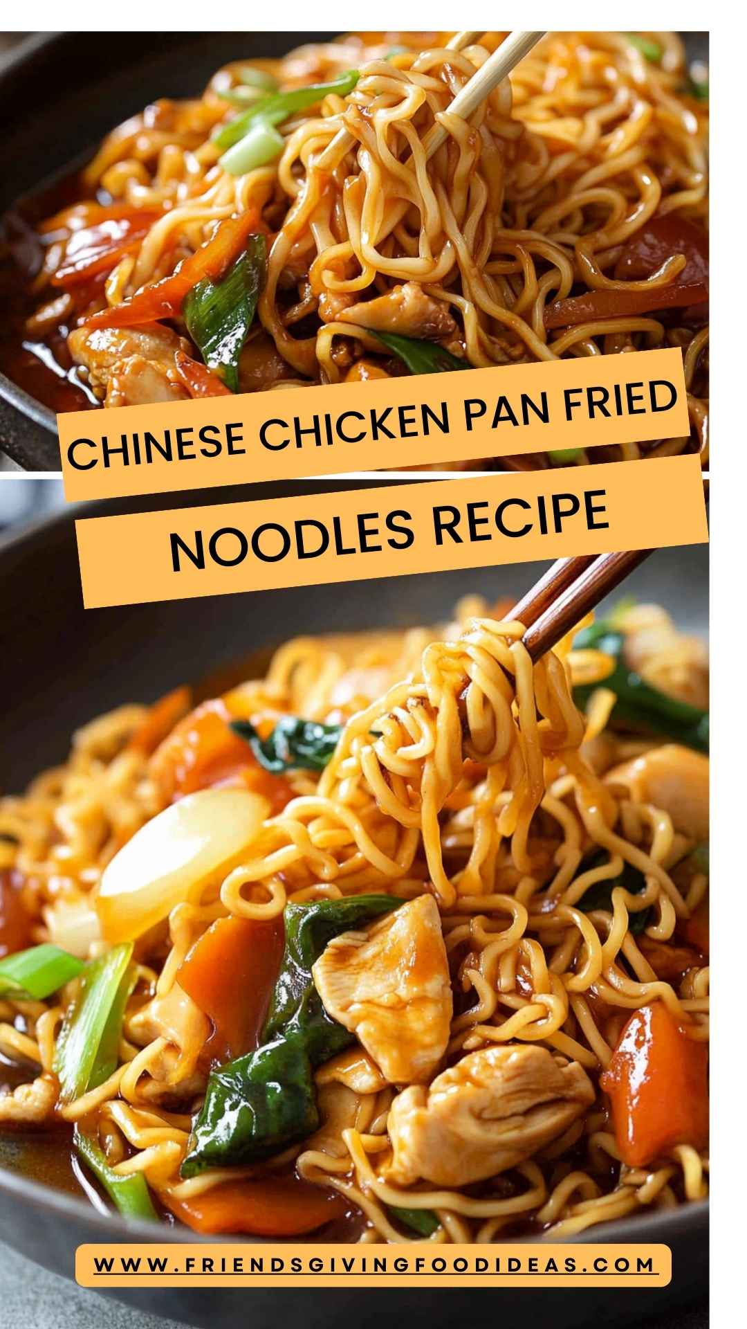 Chinese Chicken Pan Fried Noodles Recipe