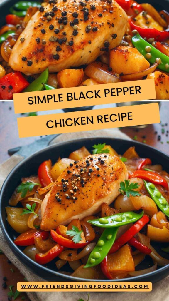 Simple Black Pepper Chicken Recipe