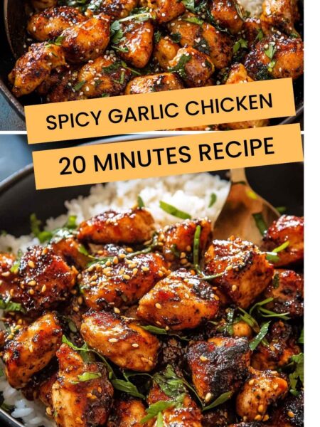 Spicy Garlic Chicken 20 Minutes