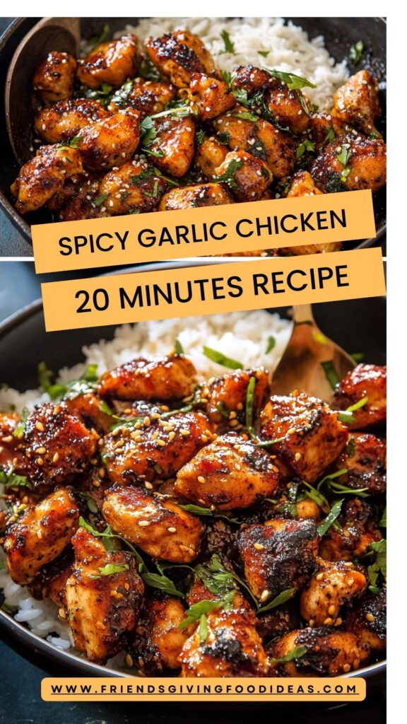 Spicy Garlic Chicken 20 Minutes