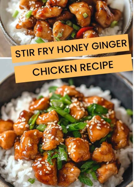 Stir Fry Honey Ginger Chicken Recipe