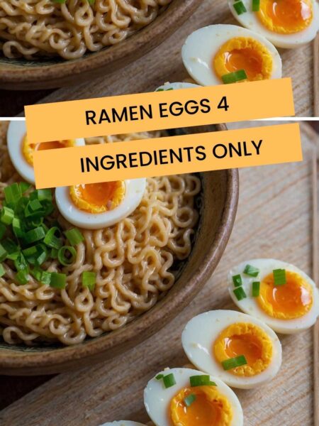 Ramen Eggs 4 Ingredients Only