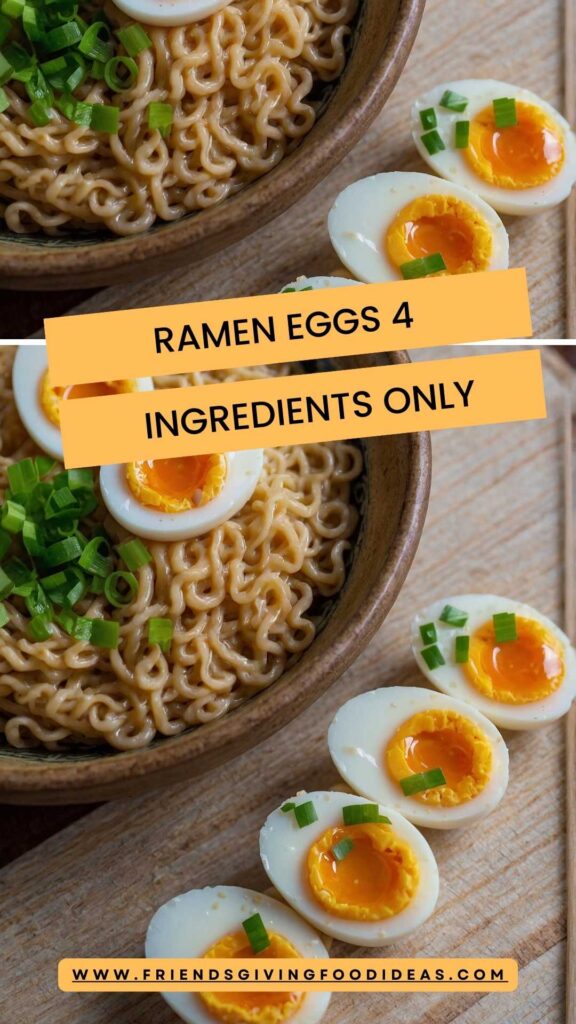 Ramen Eggs 4 Ingredients Only