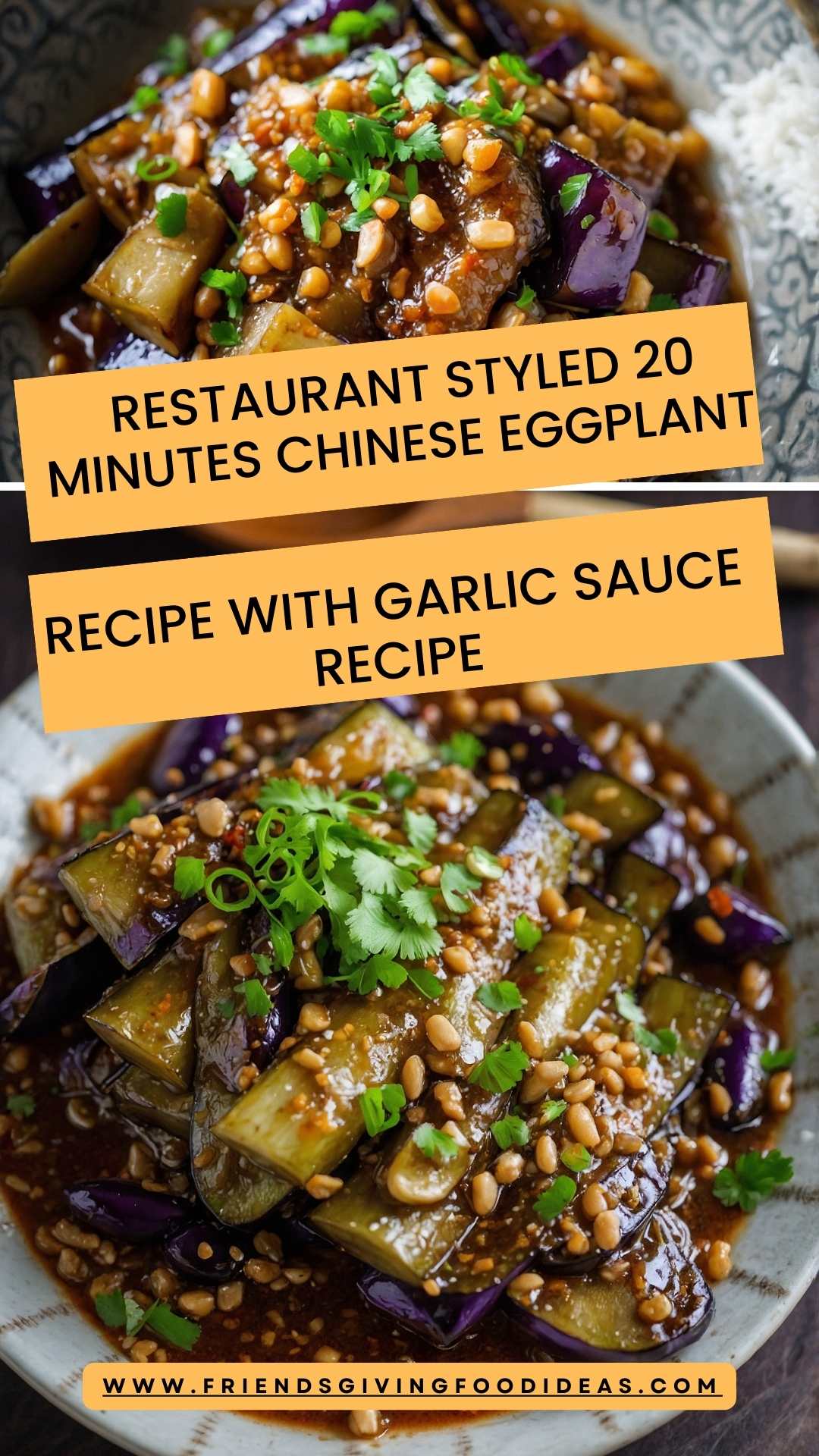 Restaurant Styled 20 Minutes Chinese Eggplant Recipe With Garlic Sauce Recipe