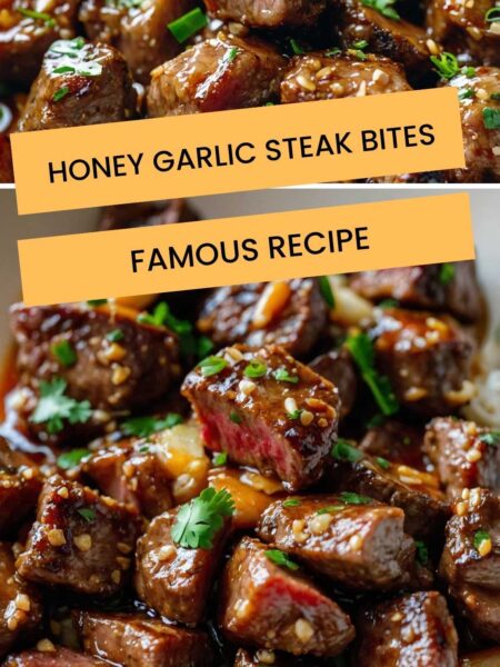 Honey Garlic Steak Bites
