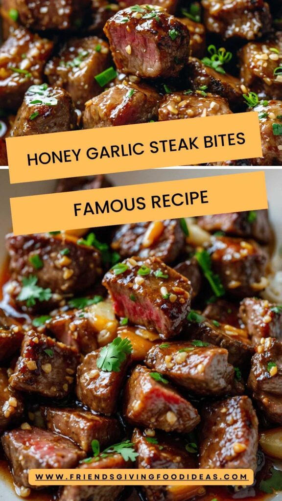 Honey Garlic Steak Bites