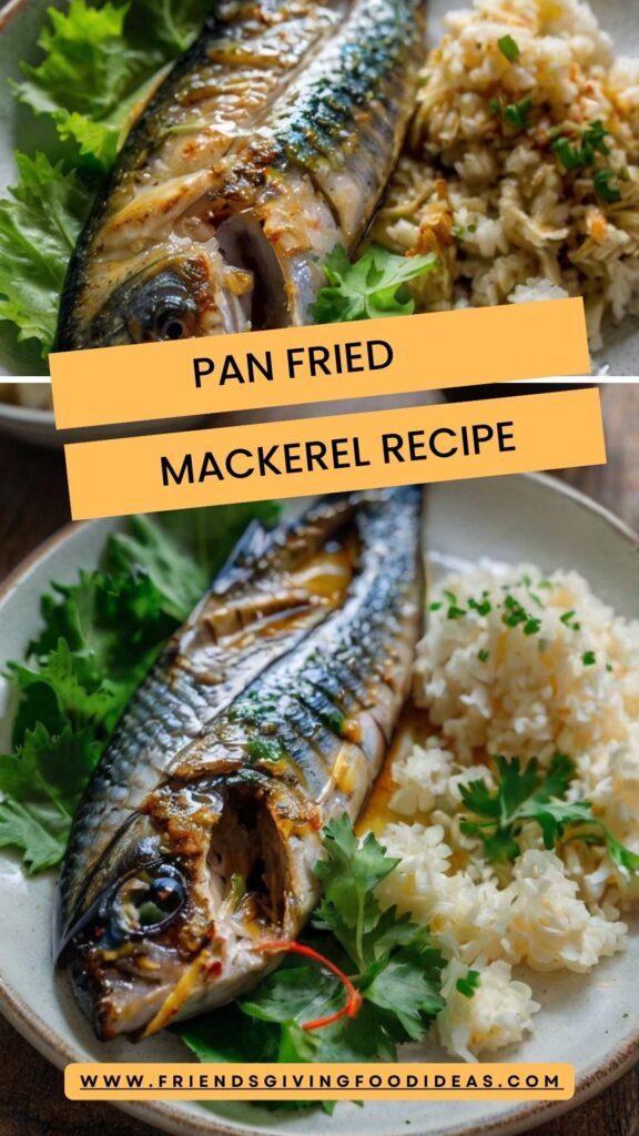 Pan fried mackerel recipe