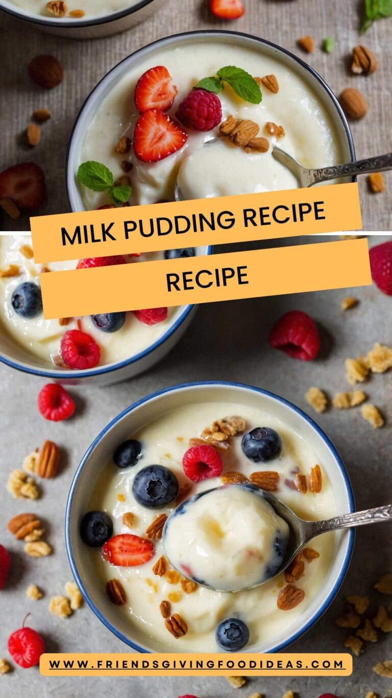 Milk Pudding Recipe