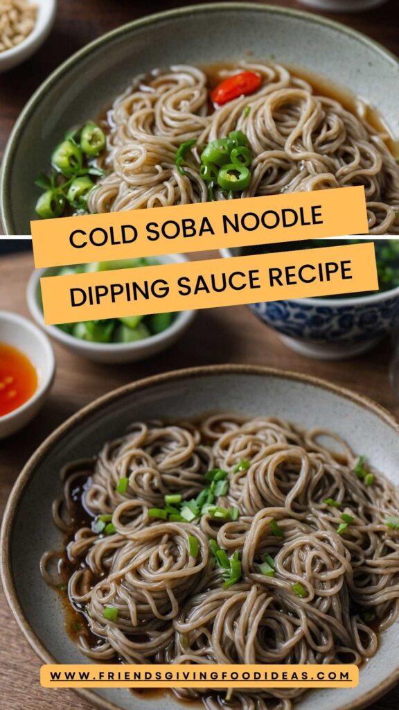 Cold Soba Noodle Dipping Sauce Recipe