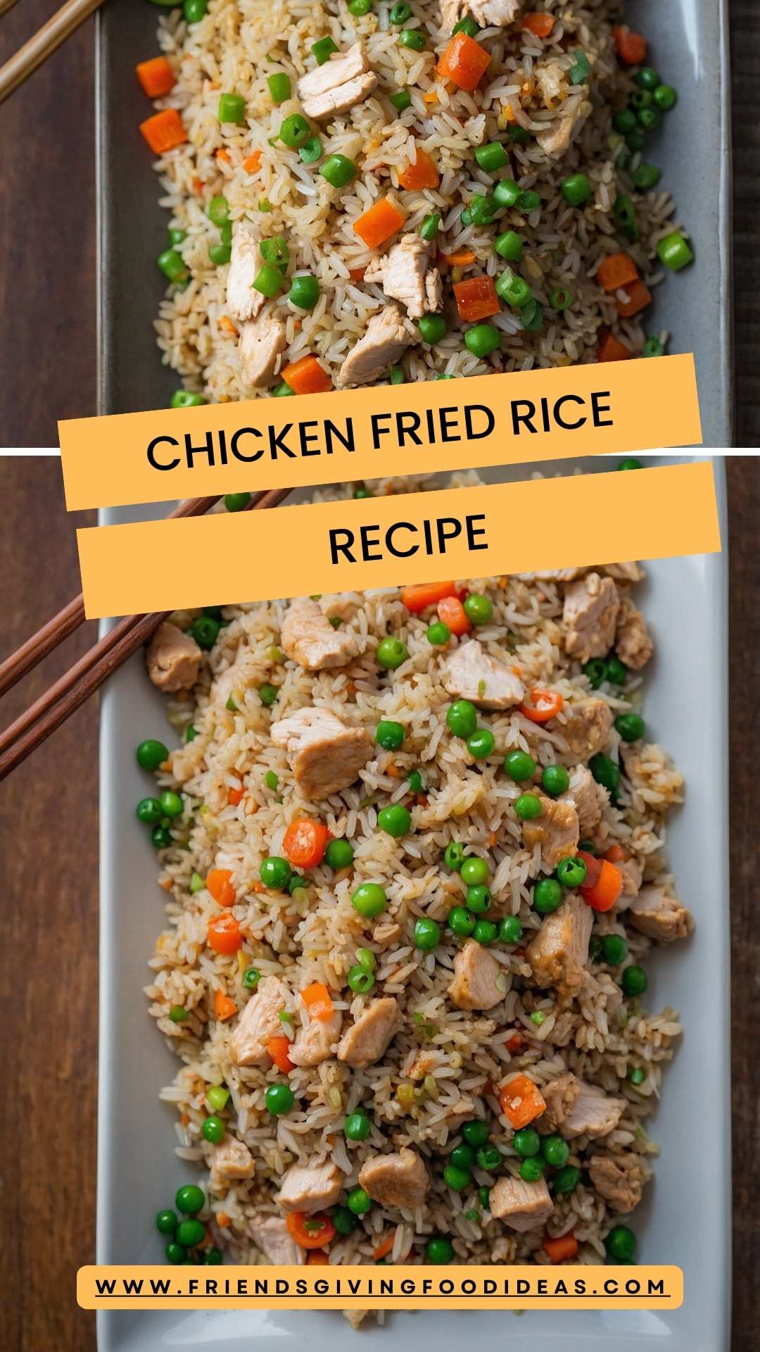 Chicken Fried Rice Recipe – Friendsgiving Food Ideas