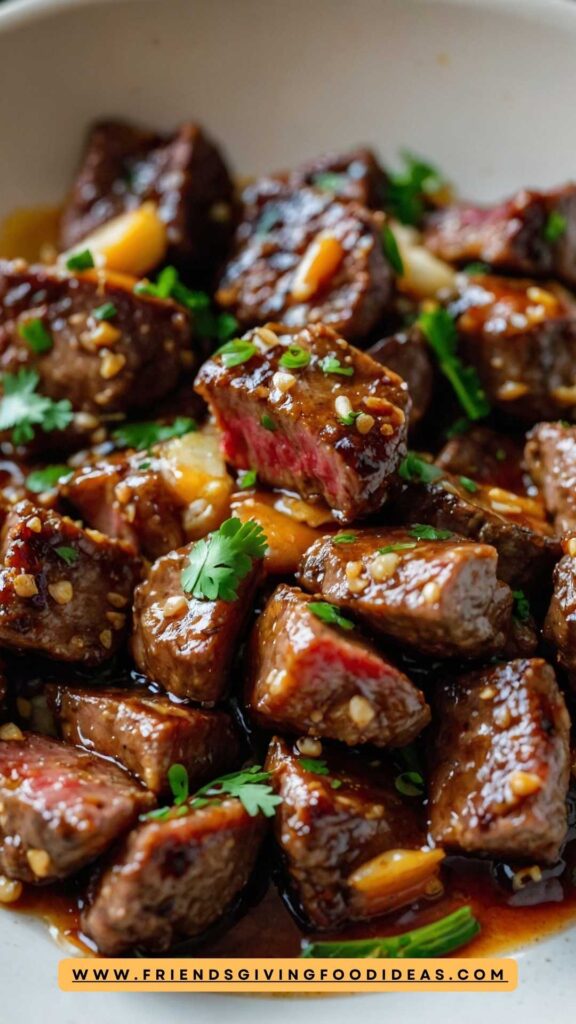 How to make Honey Garlic Steak Bites