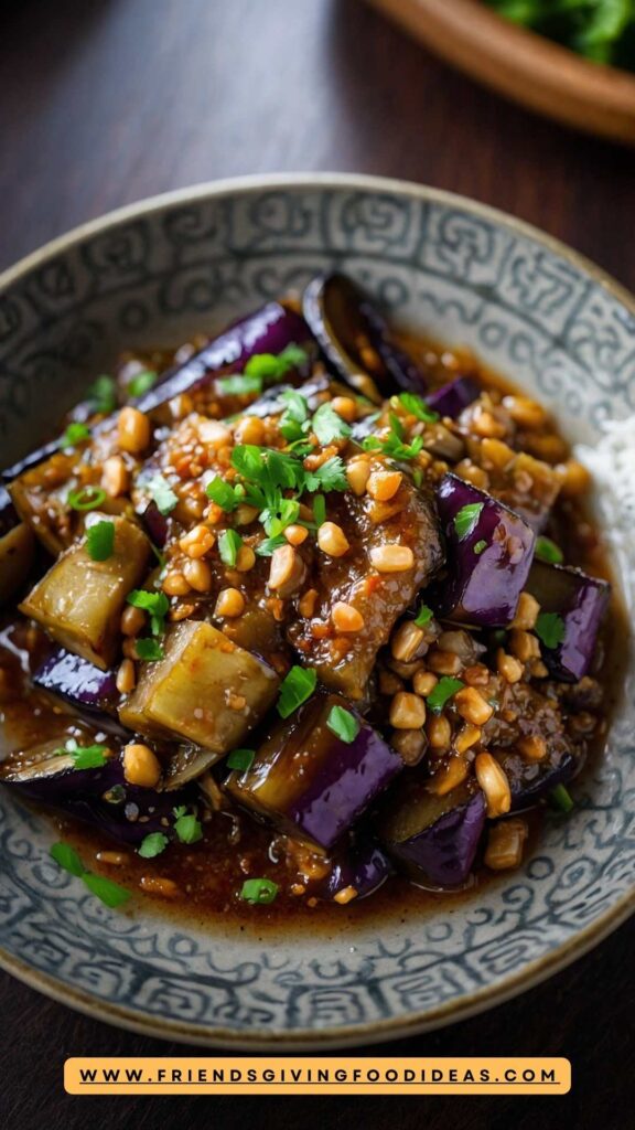 Restaurant Styled 20 Minutes Chinese Eggplant Recipe With Garlic Sauce 