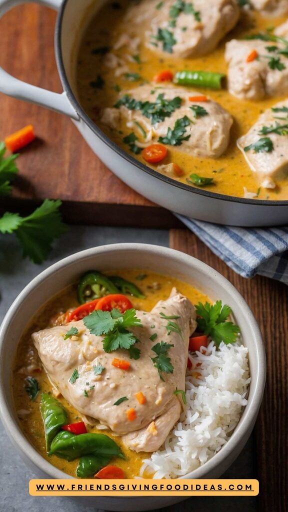 Creamy Coconut Chicken One Pot Dinner