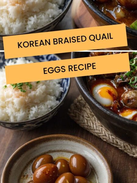 Korean Braised Quail Eggs Recipe
