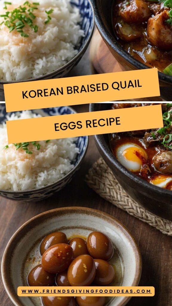 Korean Braised Quail Eggs Recipe