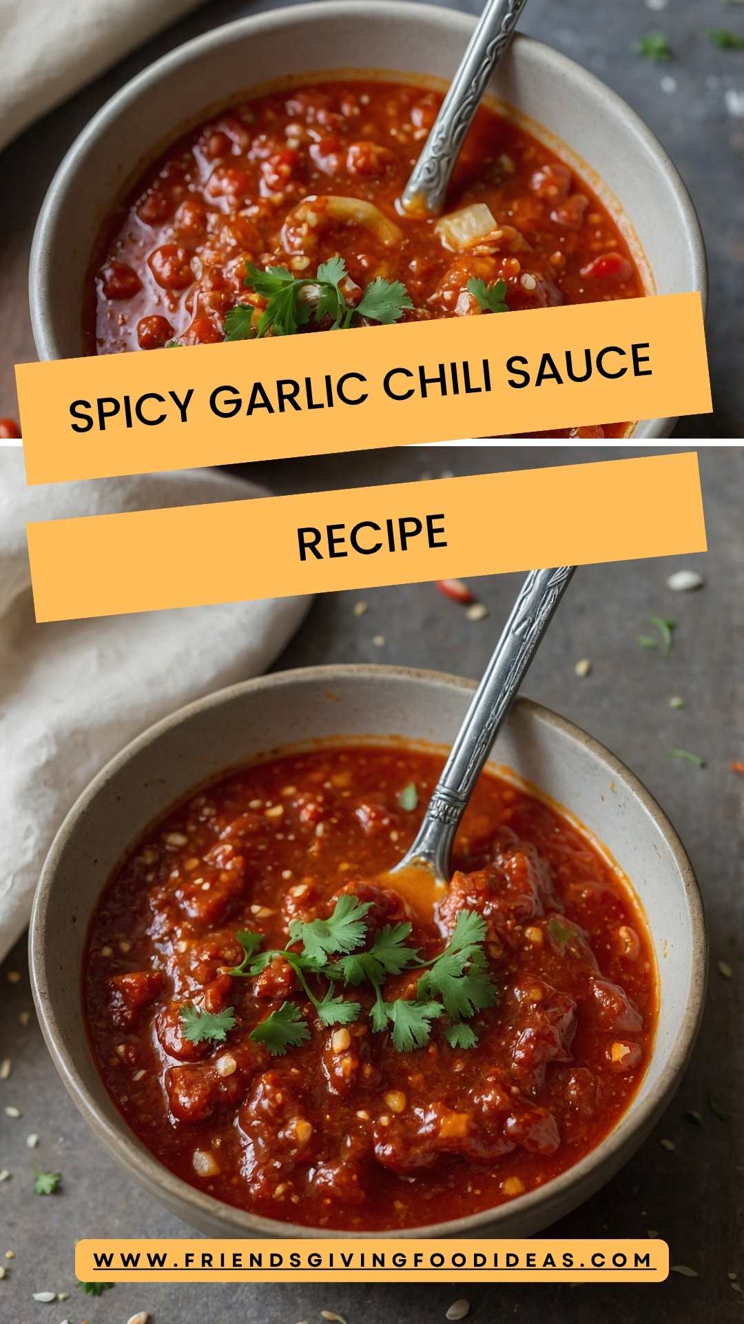 Spicy Garlic Chili Sauce Recipe – Friendsgiving Food Ideas