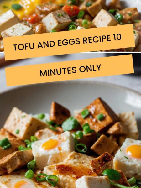Tofu and Eggs Recipe 10 minutes Only
