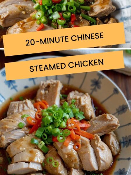 20-Minute Chinese Steamed Chicken