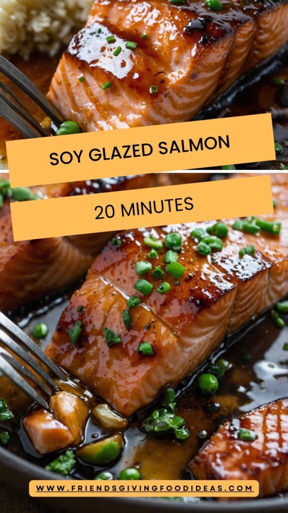 Soy Glazed Salmon 20 minutes