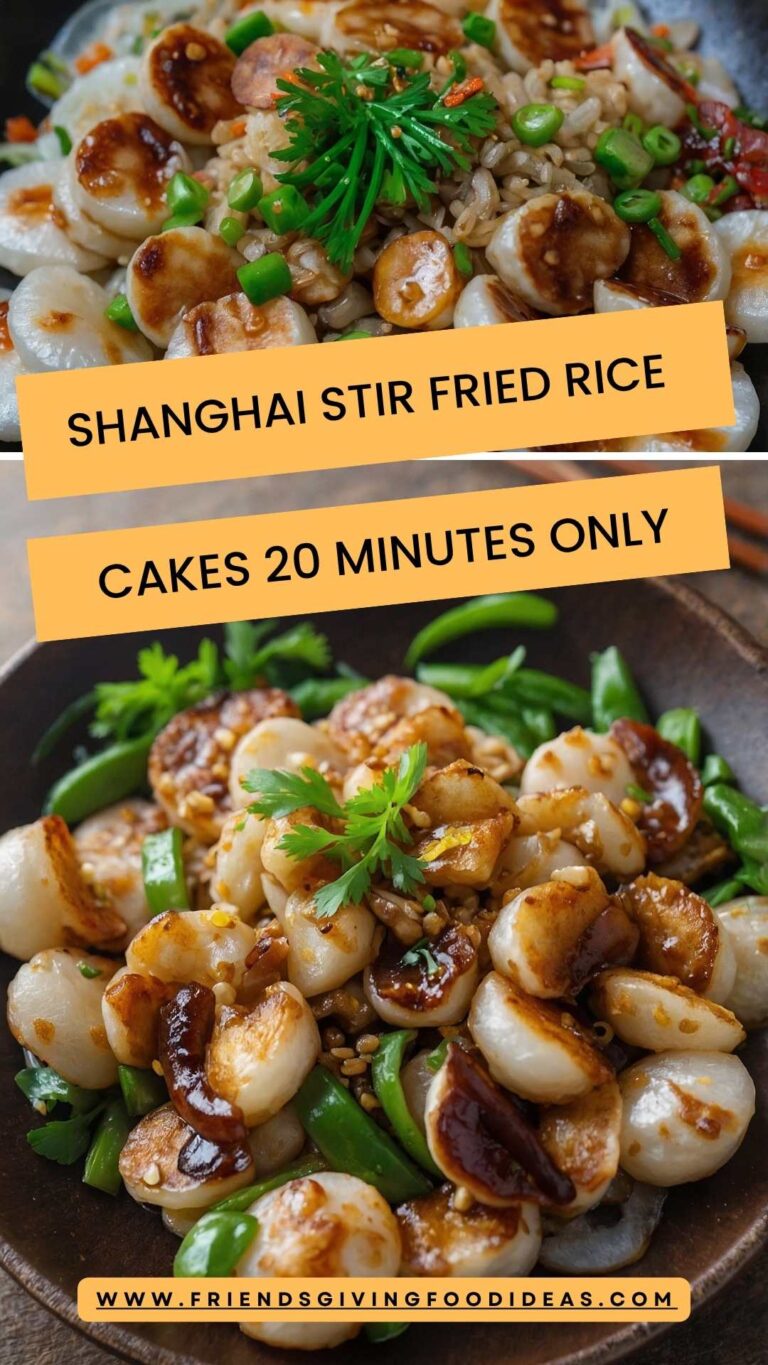 Shanghai Stir Fried Rice Cakes 20 Minutes Only