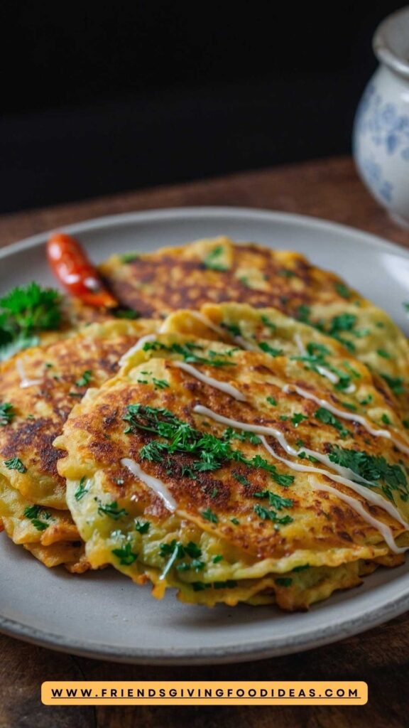 How to make Vegetable Pancakes Extra Crispy Recipe