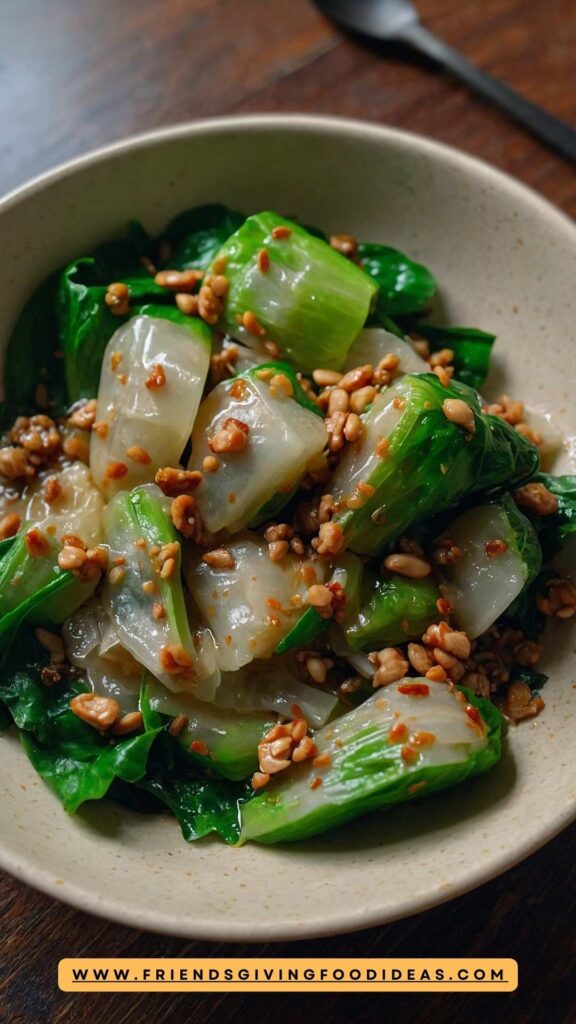 Bok Choy with Garlic Sauce Recipe