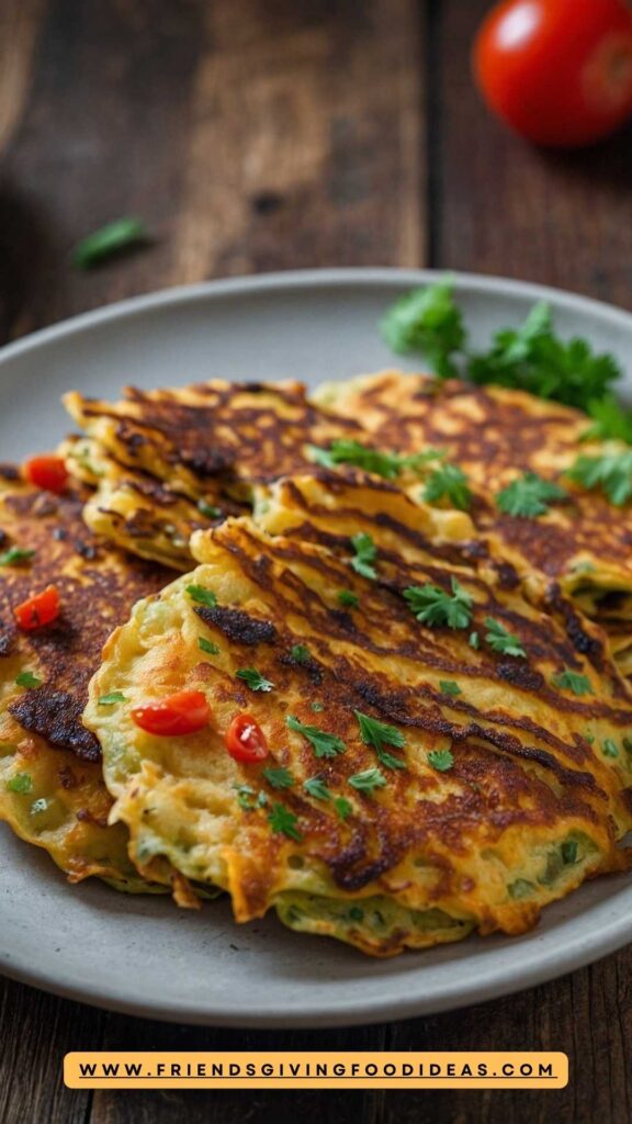 Vegetable Pancakes Extra Crispy
