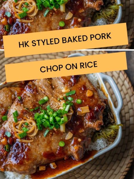 HK Styled Baked Pork Chop on Rice