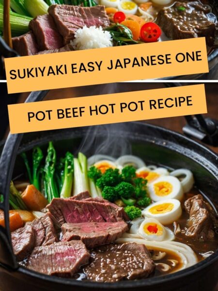 Sukiyaki Easy Japanese One Pot Beef Hot Pot Recipe