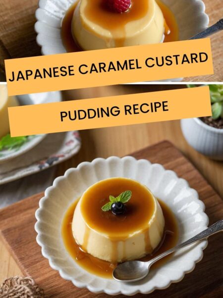 Japanese Caramel Custard Pudding Recipe
