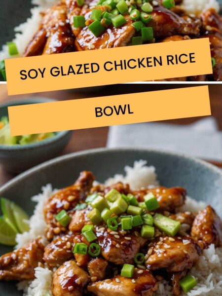 Soy Glazed Chicken Rice Bowl