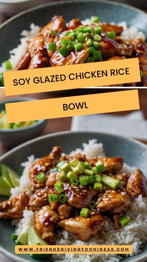 Soy Glazed Chicken Rice Bowl