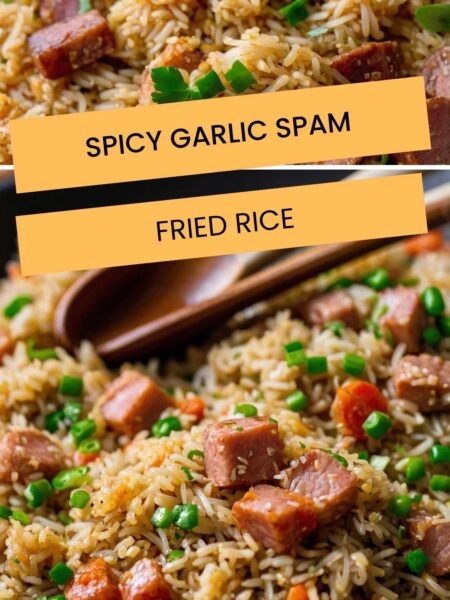 Spicy Garlic Spam Fried Rice