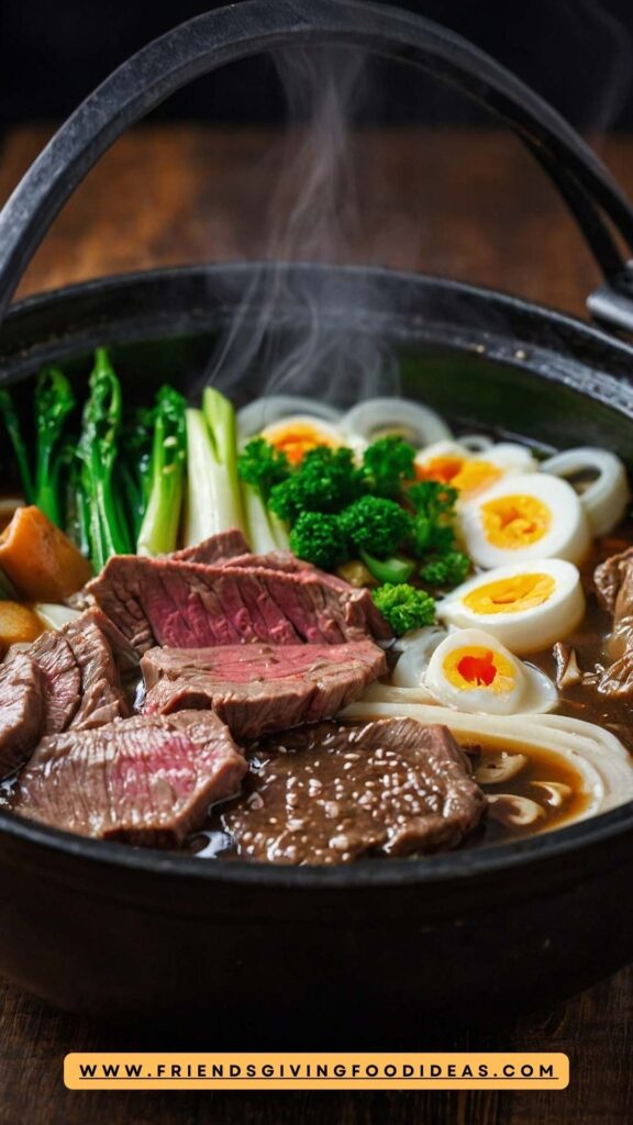 How to make Sukiyaki Easy Japanese One Pot Beef Hot Pot Recipe 