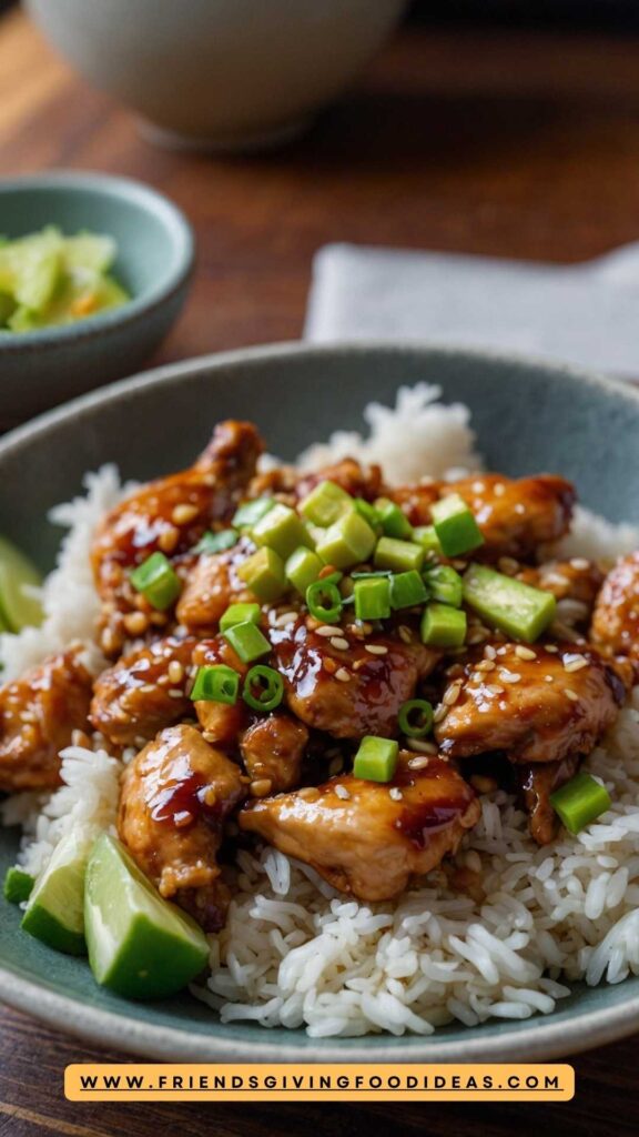 How to make Soy Glazed Chicken Rice Bowl