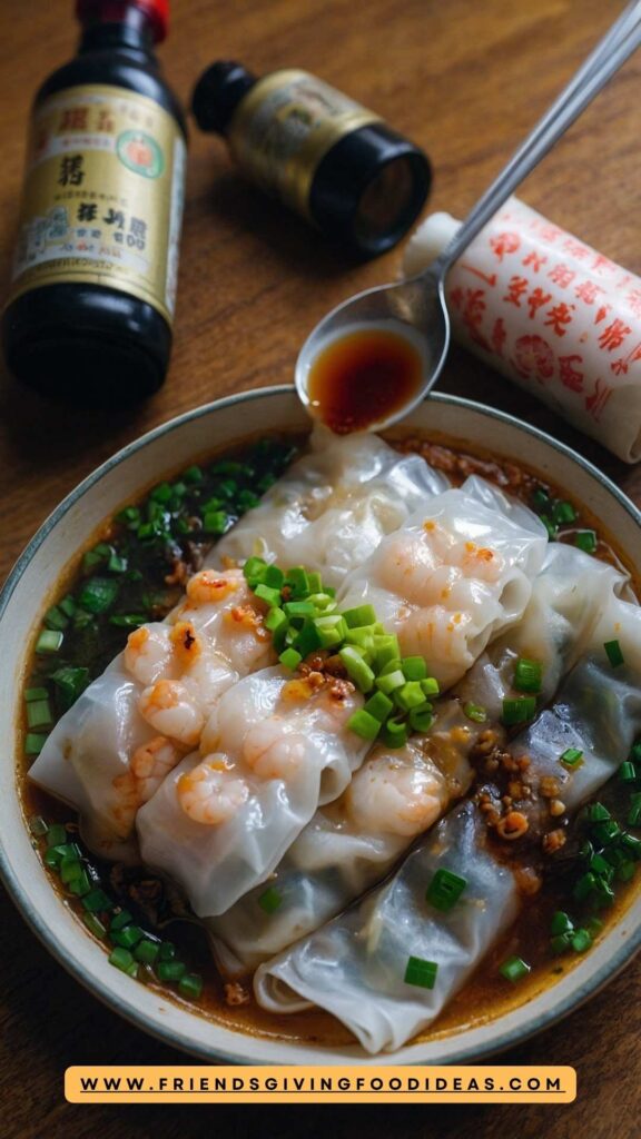 How to make Dim Sum Shrimp Rice Noodle Rolls Shrimp Cheung Fun