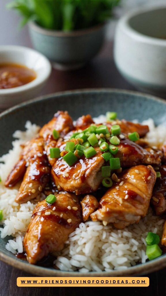 Soy Glazed Chicken Rice Bowl Recipe
