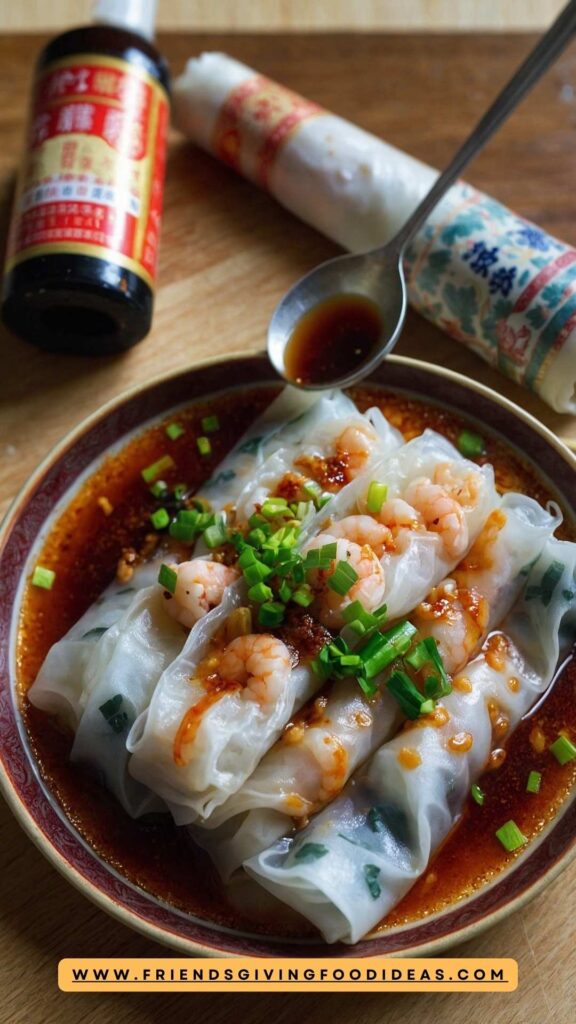 Dim Sum Shrimp Rice Noodle Rolls Shrimp Cheung Fun Recipe