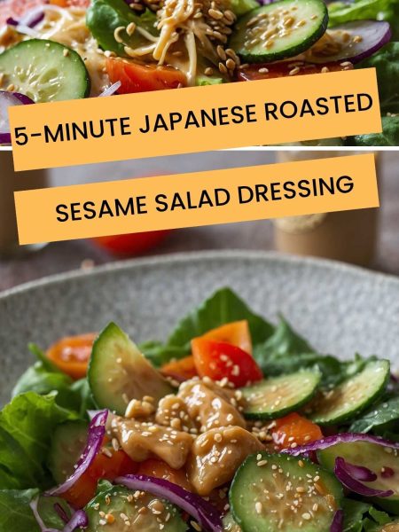 5-Minute Japanese Roasted Sesame Salad Dressing