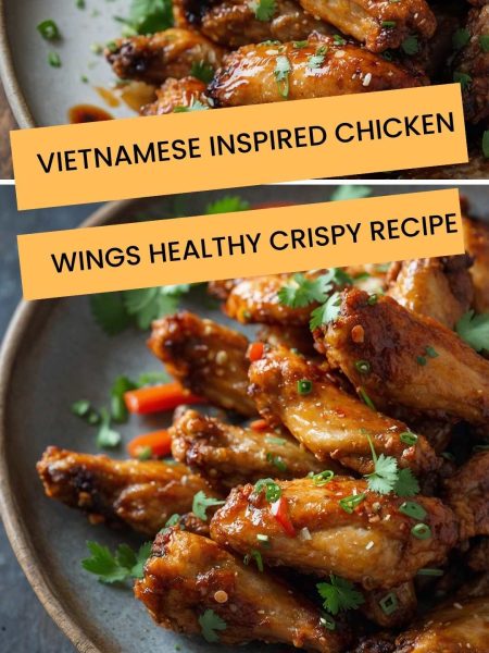 Vietnamese Inspired Chicken Wings Healthy Crispy Recipe