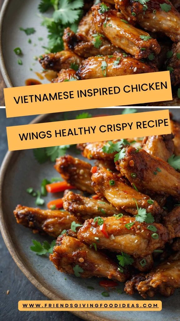 Vietnamese Inspired Chicken Wings Healthy Crispy Recipe