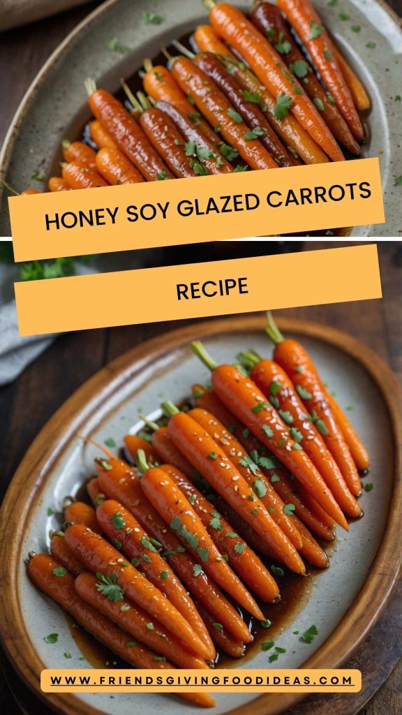 Honey Soy Glazed Carrots