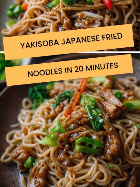 Yakisoba Japanese Fried Noodles in 20 Minutes