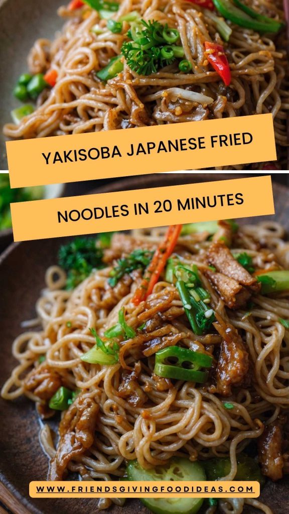 Yakisoba Japanese Fried Noodles in 20 Minutes