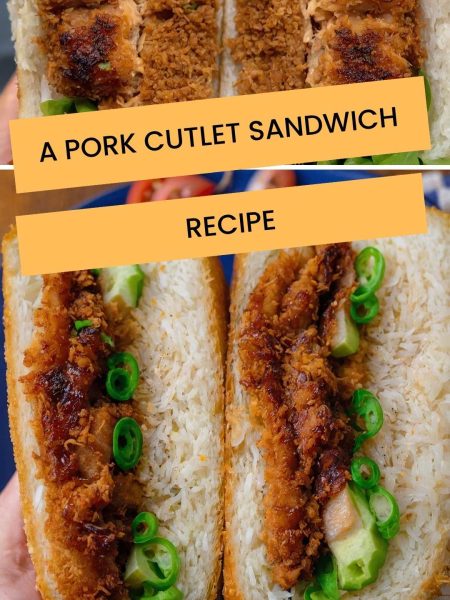 A Pork Cutlet Sandwich
