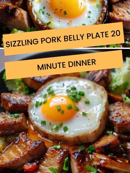 Sizzling Pork Belly Plate 20 Minute Dinner